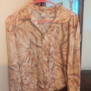Vintage silk button up